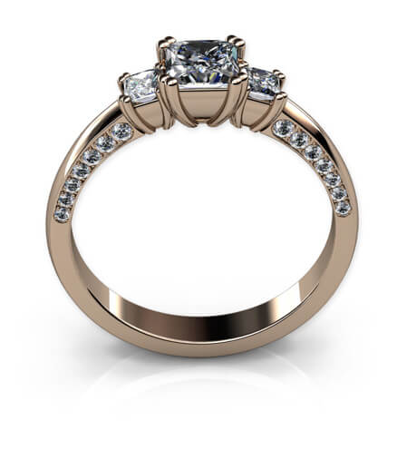 förlovningsring roséguld