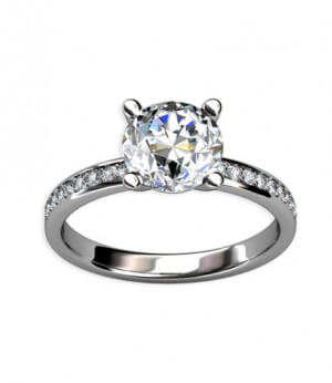 diamantring-förlovning