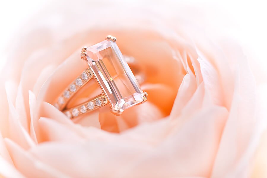 förlovningsring roséguld