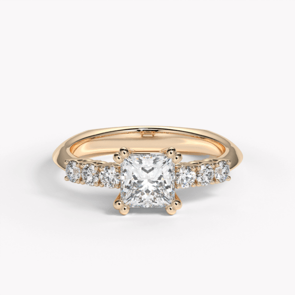 diamantring roséguld