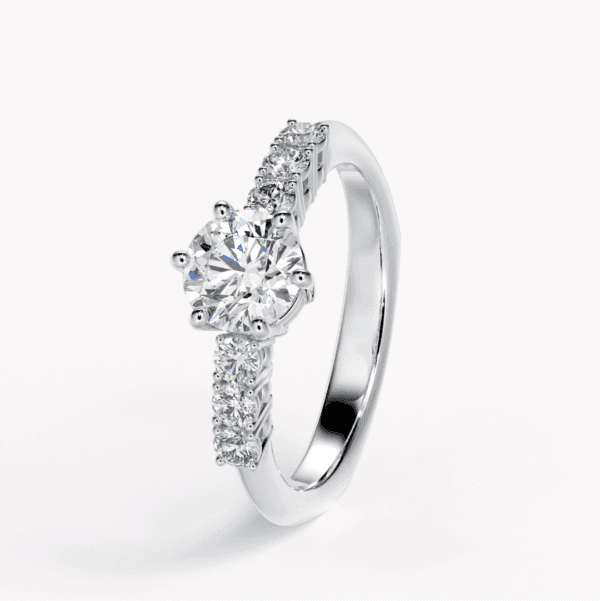 klassisk ring platina