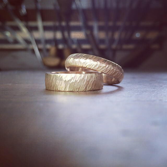 hamrade förlovningsringar