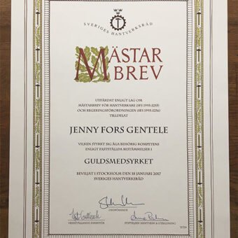 guldsmed mästarbrev