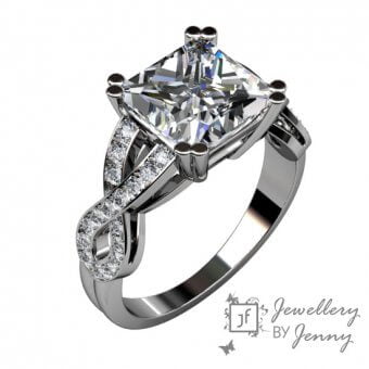 Stycktillverkade diamantringar