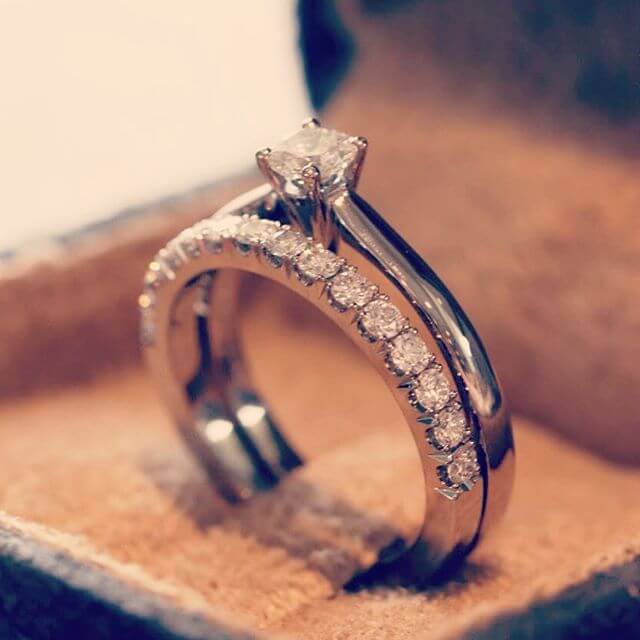 stilren kombination ringar