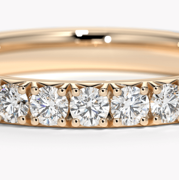 förlovningsring roséguld med diamanter